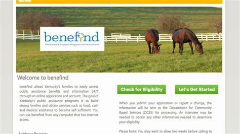 Benefind ky gov sign in - Jan 10, 2024 ... To sign up, Kentuckians can visit kynect.ky.gov or call 855-459-6328. They can also get help at a local Department for Community-Based ...